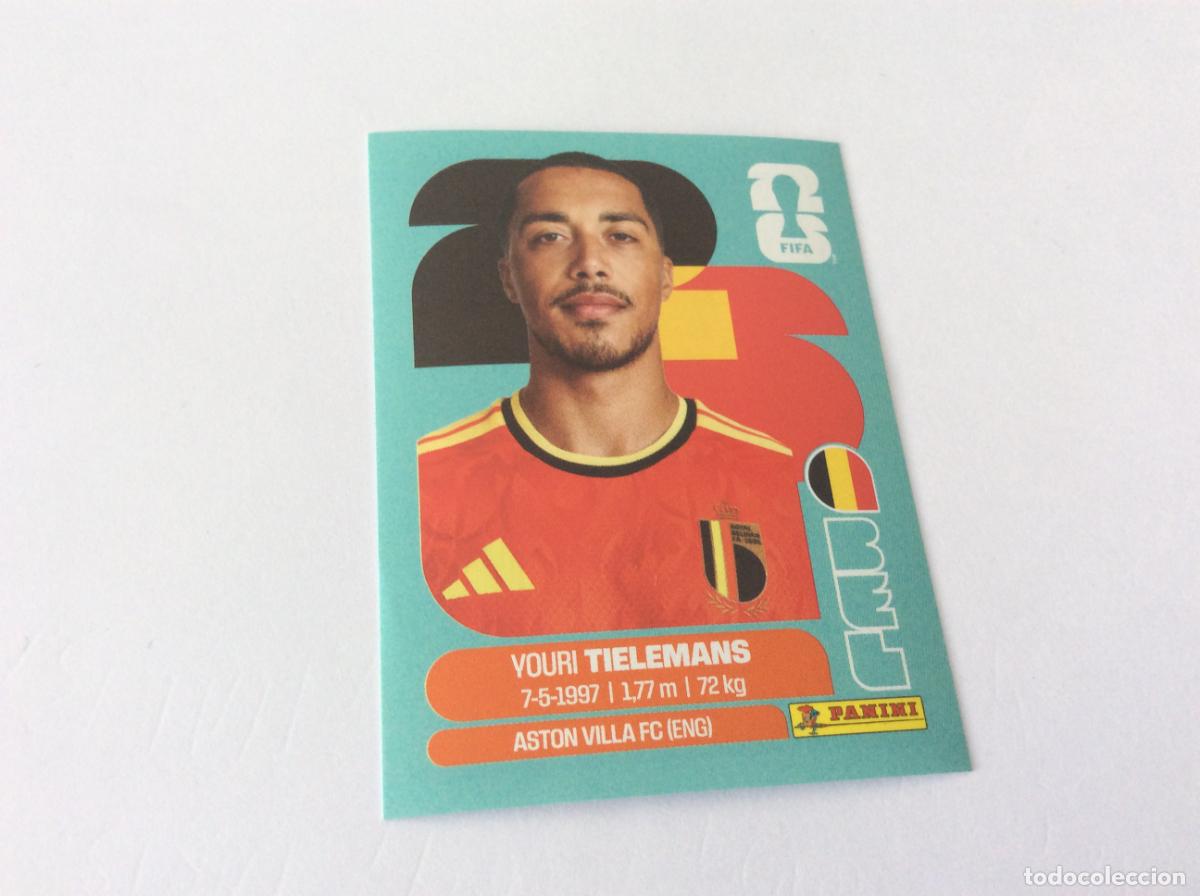 Cromos de f&uacute;tbol: BEL9 BEL 9 Youri Tielemans B&eacute;lgica Sticker Cromo FIFA World Cup 2026 26 Panini Mundial