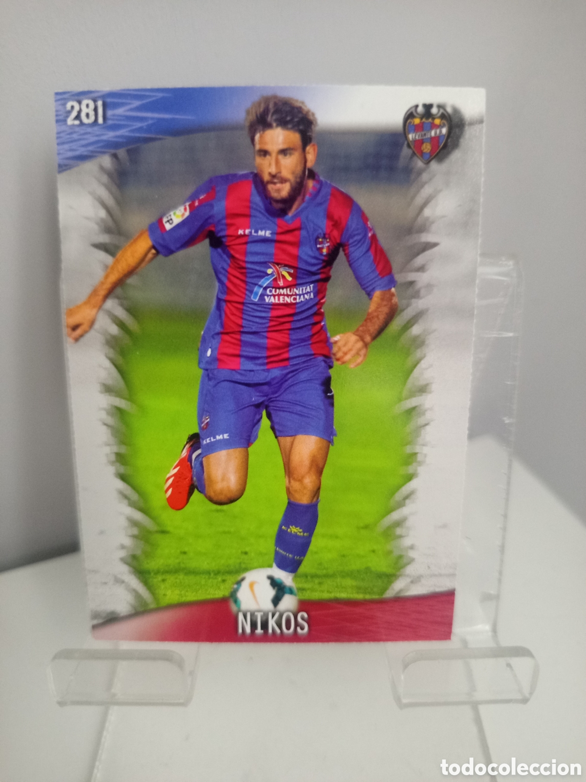 Figurine di Calcio: ❇️ CROMO CARD ⚽ NIKOS LEVANTE 281 FICHAS LIGA QUIZ GAME 2014 13 14 2013 2014 MUNDICROMO ❇️