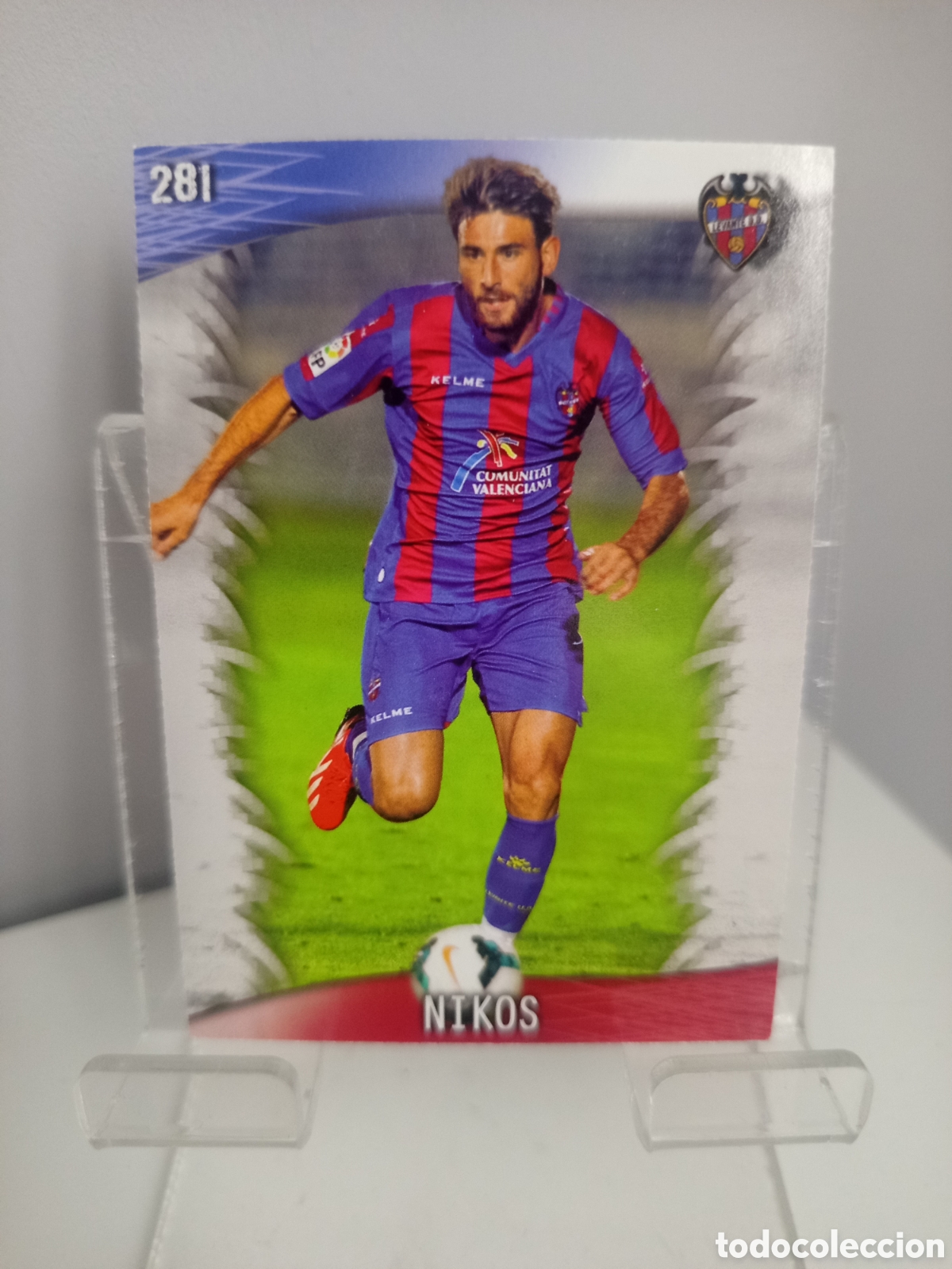 Figurine di Calcio: ❇️ CROMO CARD ⚽ NIKOS LEVANTE 281 FICHAS LIGA QUIZ GAME 2014 13 14 2013 2014 MUNDICROMO ❇️
