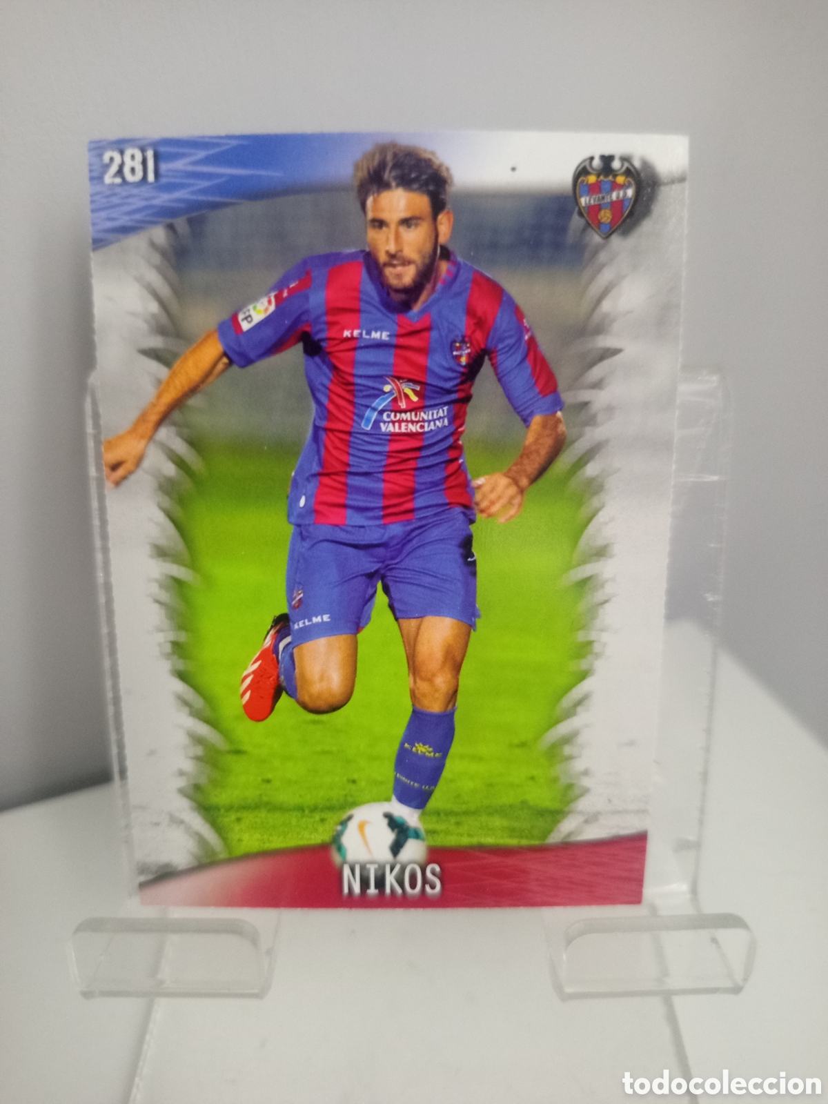 Figurine di Calcio: ❇️ CROMO CARD ⚽ NIKOS LEVANTE 281 FICHAS LIGA QUIZ GAME 2014 13 14 2013 2014 MUNDICROMO ❇️