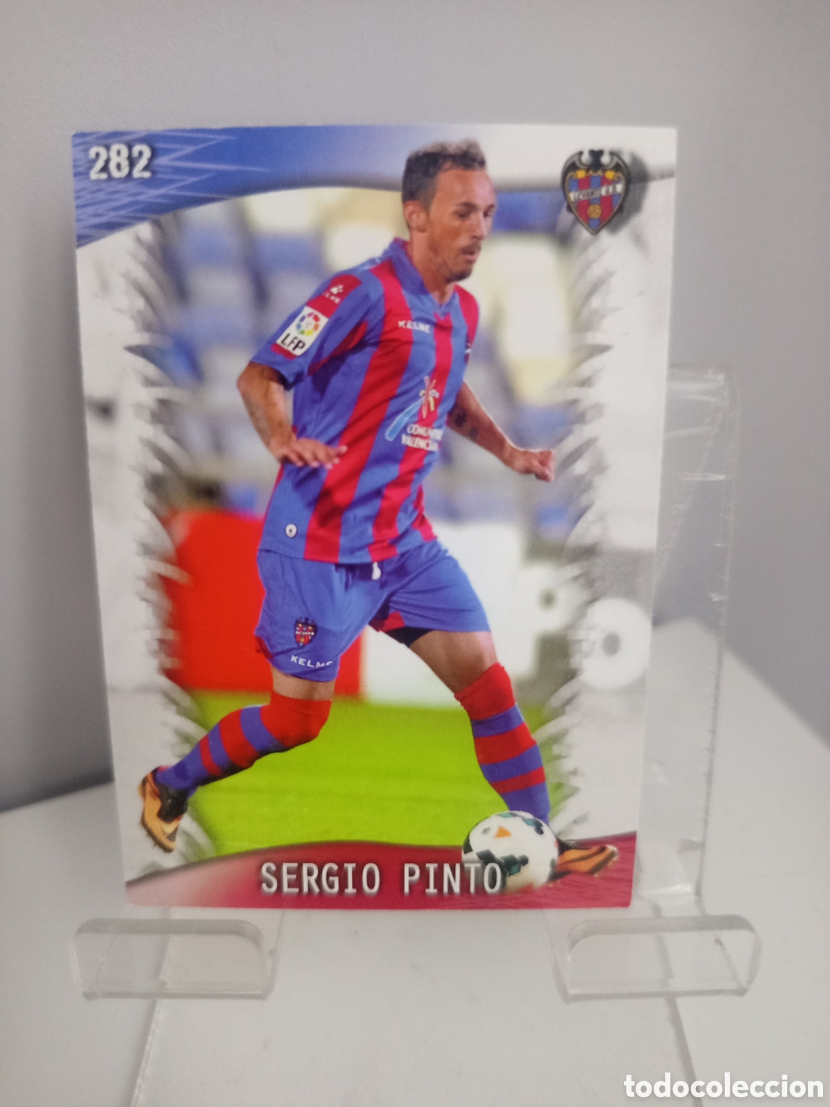 Figurine di Calcio: ❇️ CROMO CARD ⚽ SERGIO PINTO LEVANTE 282 FICHAS LIGA QUIZ GAME 2014 13 14 2013 2014 MUNDICROMO ❇️