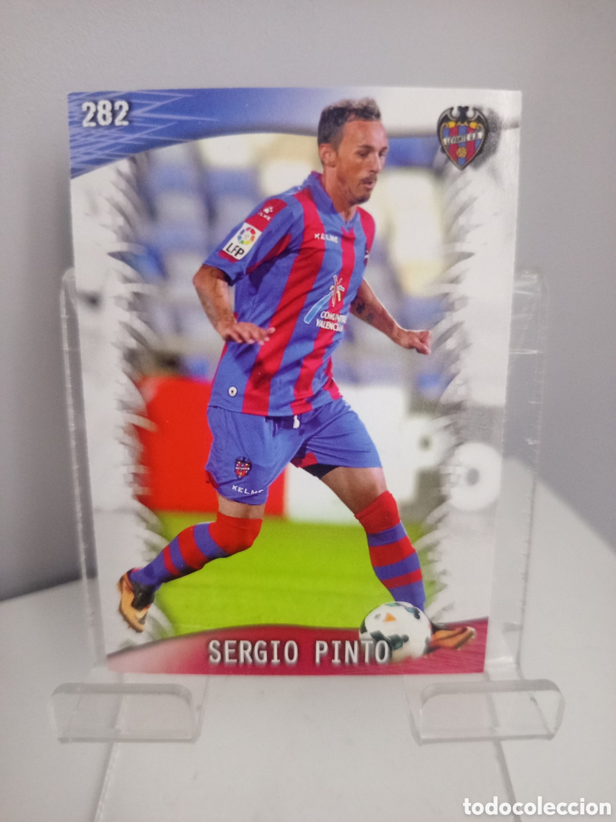 Fu&szlig;ball-Sticker: ❇️ CROMO CARD ⚽ SERGIO PINTO LEVANTE 282 FICHAS LIGA QUIZ GAME 2014 13 14 2013 2014 MUNDICROMO ❇️