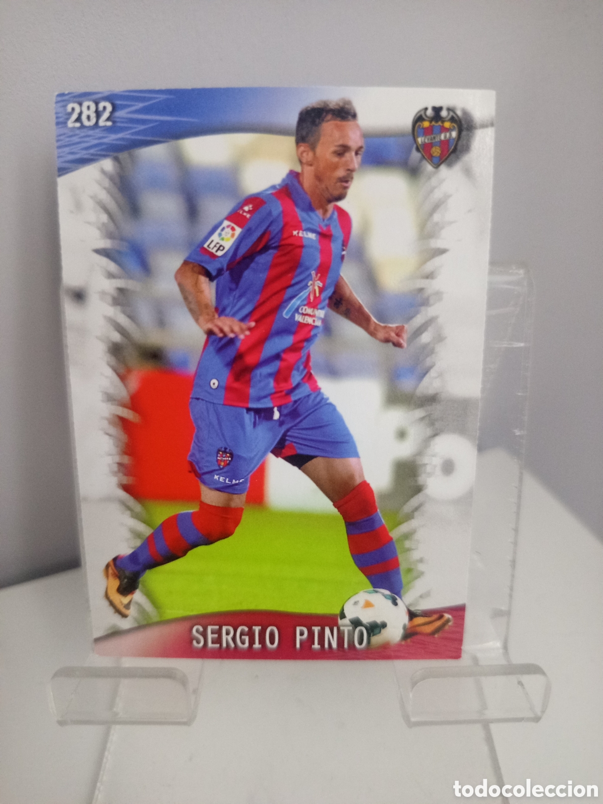 Fu&szlig;ball-Sticker: ❇️ CROMO CARD ⚽ SERGIO PINTO LEVANTE 282 FICHAS LIGA QUIZ GAME 2014 13 14 2013 2014 MUNDICROMO ❇️