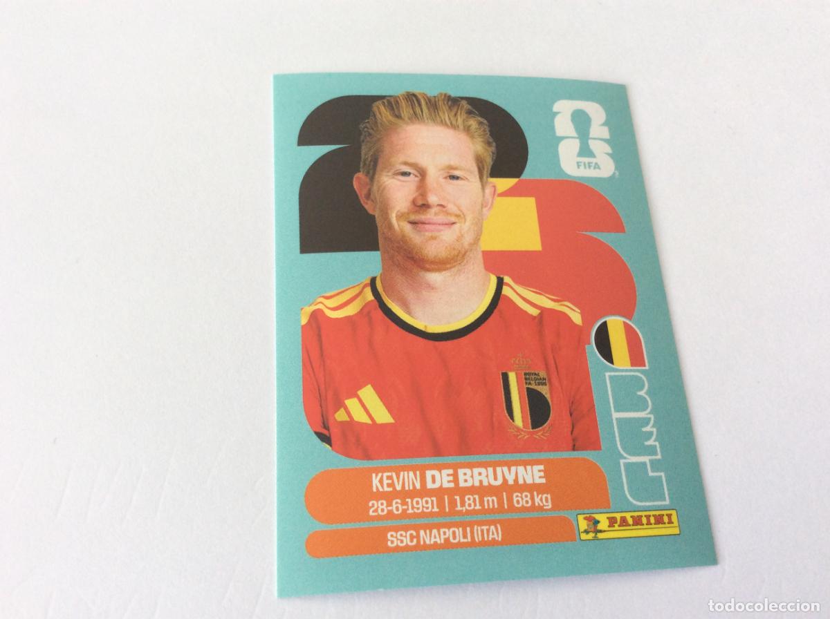 Cromos de f&uacute;tbol: BEL15 BEL 15 Kevin De Bruyne B&eacute;lgica Sticker Cromo FIFA World Cup 2026 26 Panini Mundial