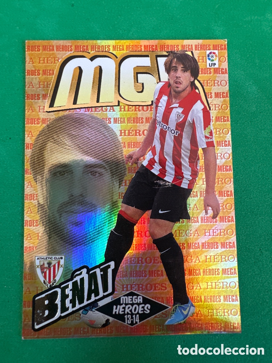 Cromos de f&uacute;tbol: 376 BIS BE&Ntilde;AT (ATHLETIC BILBAO) MEGACRACKS 2013-2014 13 14 PANINI TRADING CARD