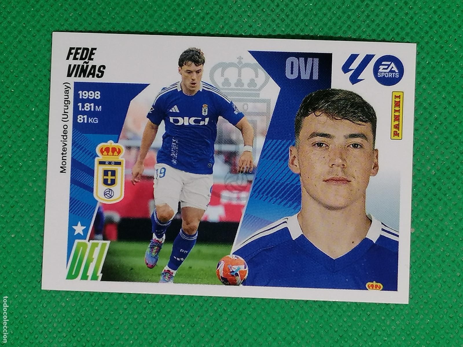 Cartes &agrave; collectionner de Football: 18 B 18B FEDE VI&Ntilde;AS OVIEDO 2&ordm; EDICION ⚽ PANINI LIGA ESTE 25 26 2025 2026 ⚽