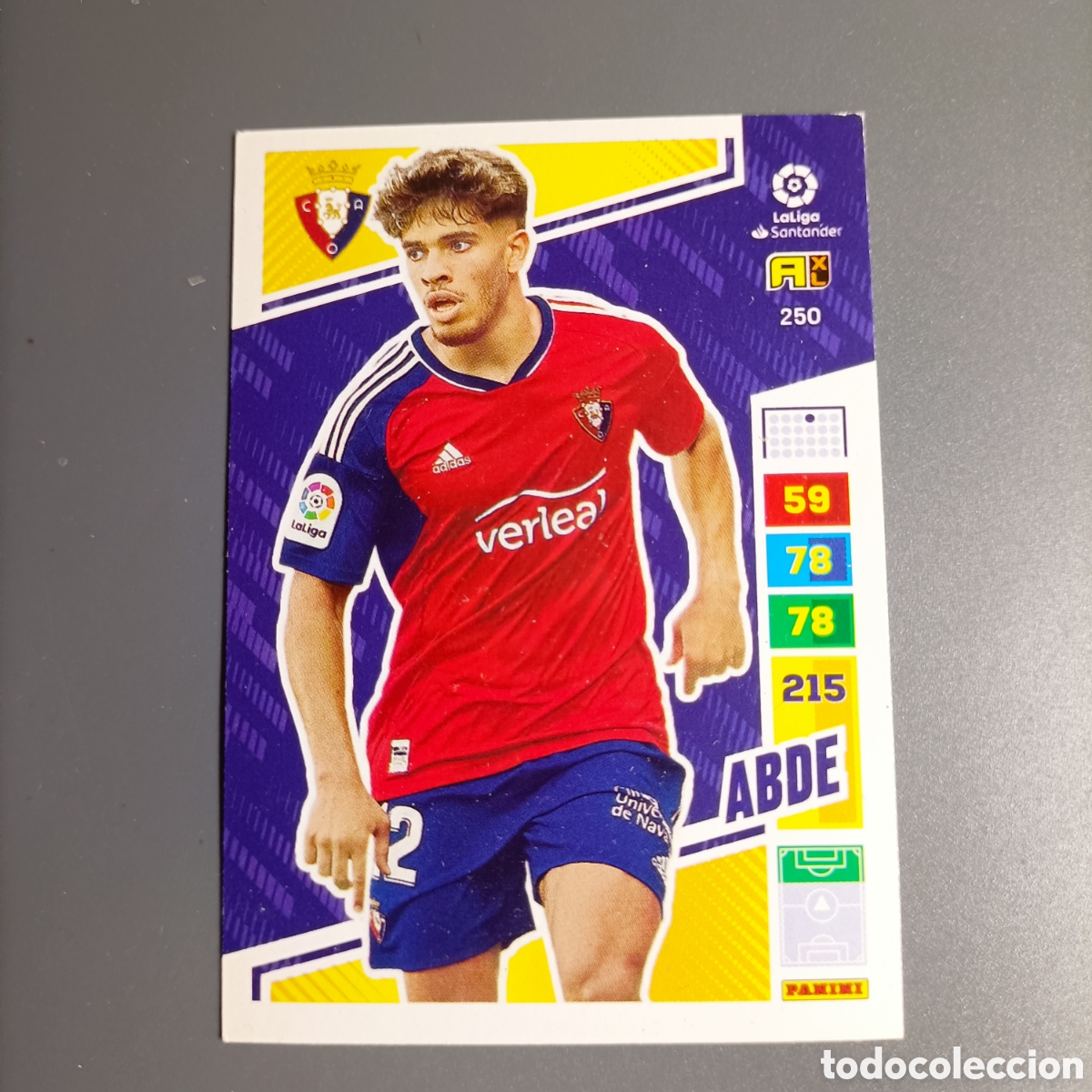 Cromos de f&uacute;tbol: ADRENALYN. LIGA 2022-2023 (OSASUNA) №250 ABDE