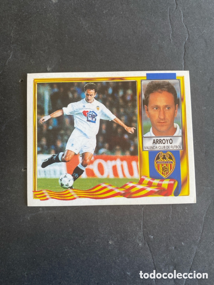 Cromos de f&uacute;tbol: Cromo liga 95/96 Valencia CF nunca pegado