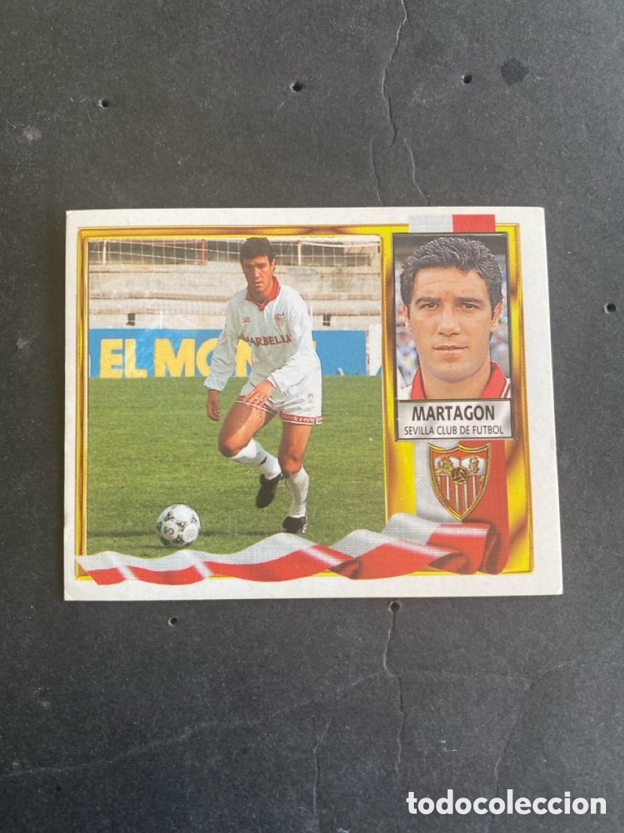 Cromos de f&uacute;tbol: Cromo liga 95/96 Sevilla CF nunca pegado
