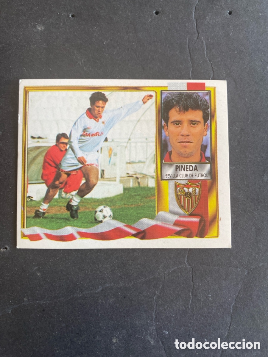 Cromos de f&uacute;tbol: Cromo liga 95/96 Sevilla CF nunca pegada