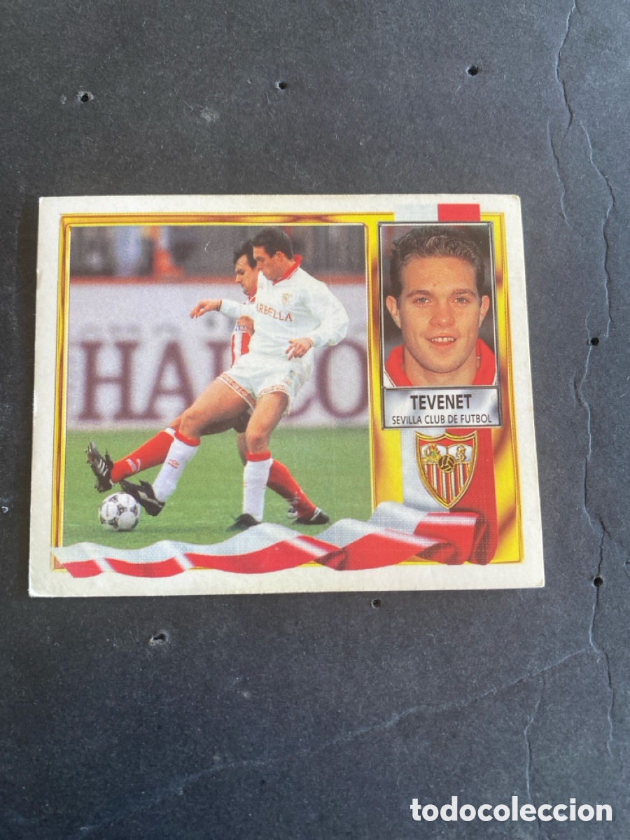 Cromos de f&uacute;tbol: Cromo liga 95/96 Sevilla CF nunca pegado