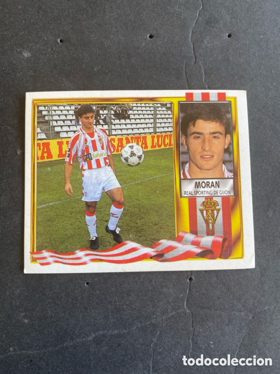 Cromos de f&uacute;tbol: Cromo liga 95/96 R Sporting de Gij&oacute;n nunca pegado