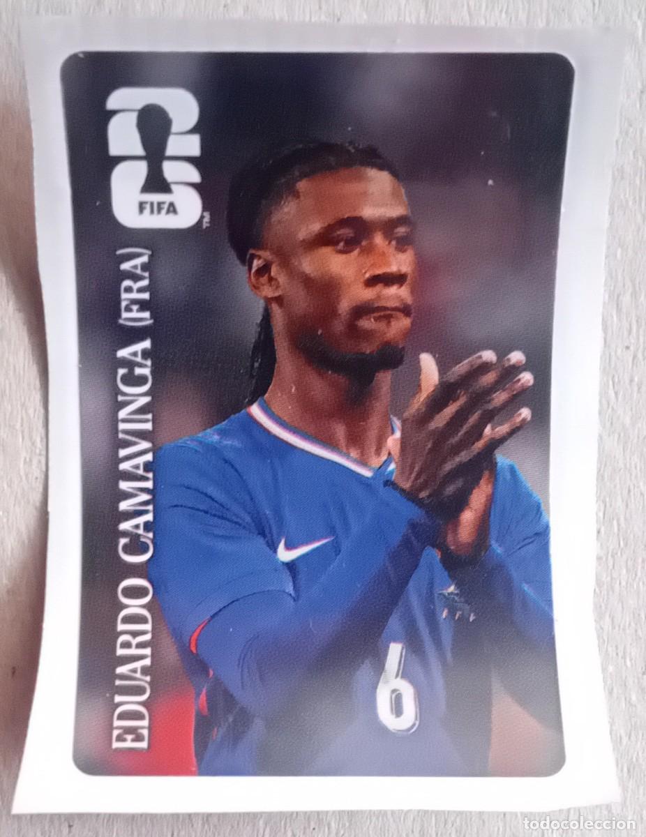 Cromos de f&uacute;tbol: Figurina Panini 2026 Cromo World Cup Usa Mundial 2026 Eduardo Camavinga France Coca Cola FRA