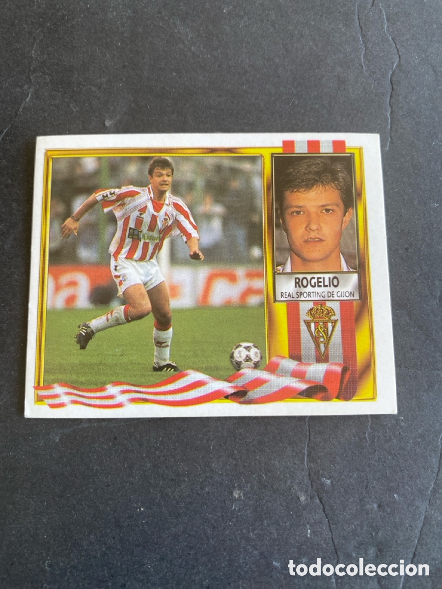 Cromos de f&uacute;tbol: Cromo liga 95/96 R Sporting de Gij&oacute;n nunca pegado