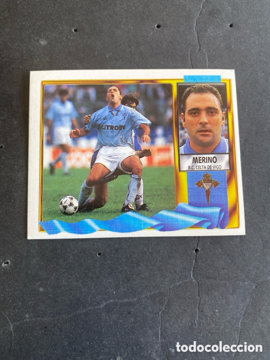 Cromos de f&uacute;tbol: Cromo liga 95/96 RC Celta de Vigo nunca pegado