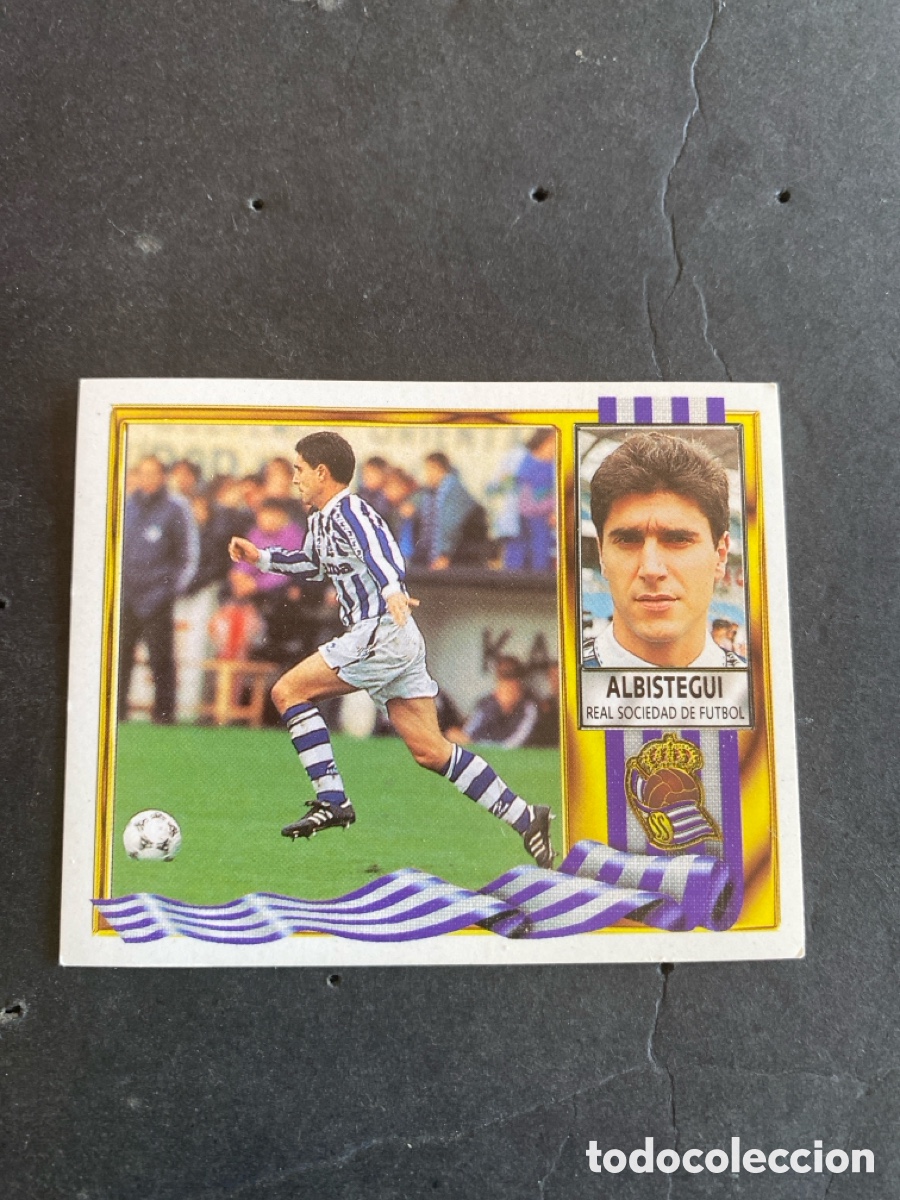 Cromos de f&uacute;tbol: Cromo liga 95/96 Real Sociedad nunca pegado