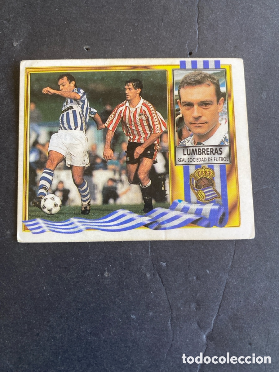 Cromos de f&uacute;tbol: Cromo liga 95/96 Real Sociedad nunca pegado