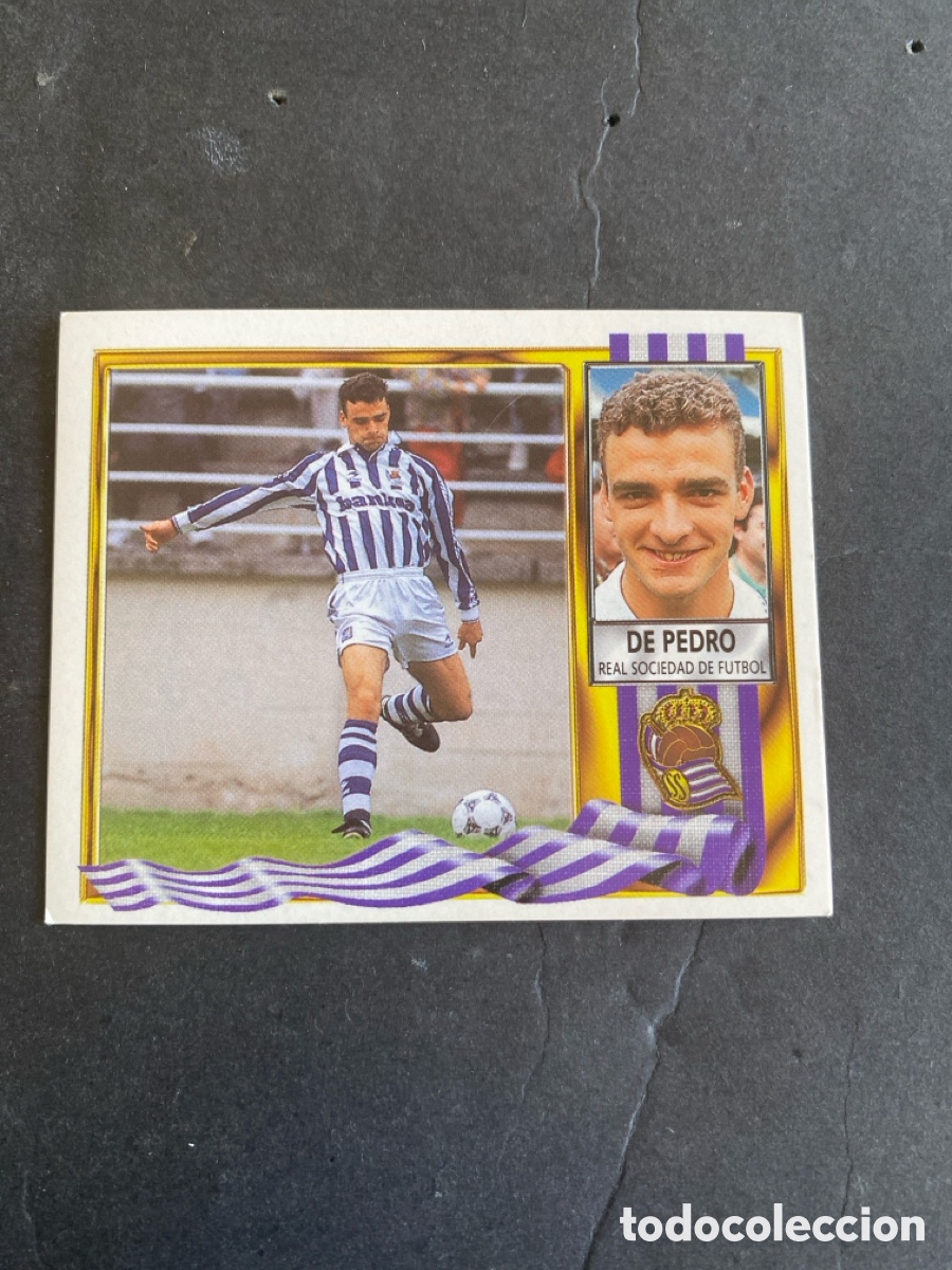 Cromos de f&uacute;tbol: Cromo liga 95/96 Real Sociedad nunca pegado