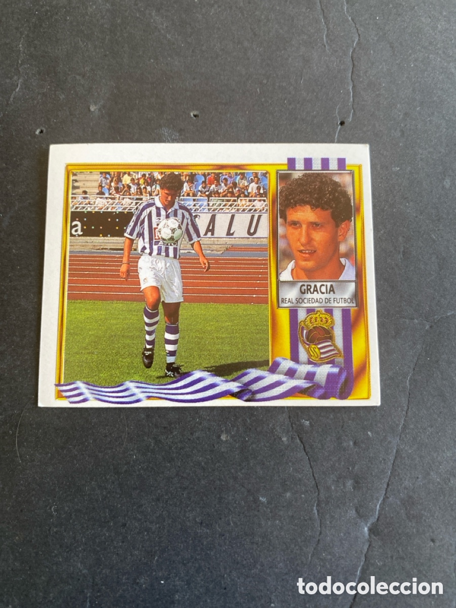Cromos de f&uacute;tbol: Cromo liga 95/96 Real Sociedad nunca pegado