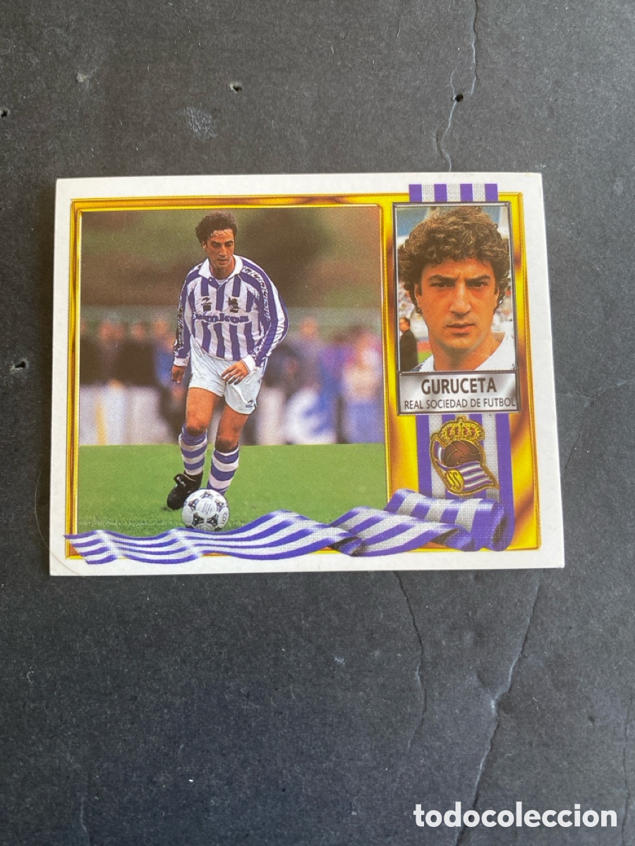 Cromos de f&uacute;tbol: Cromo liga 95/96 Real Sociedad nunca pegado