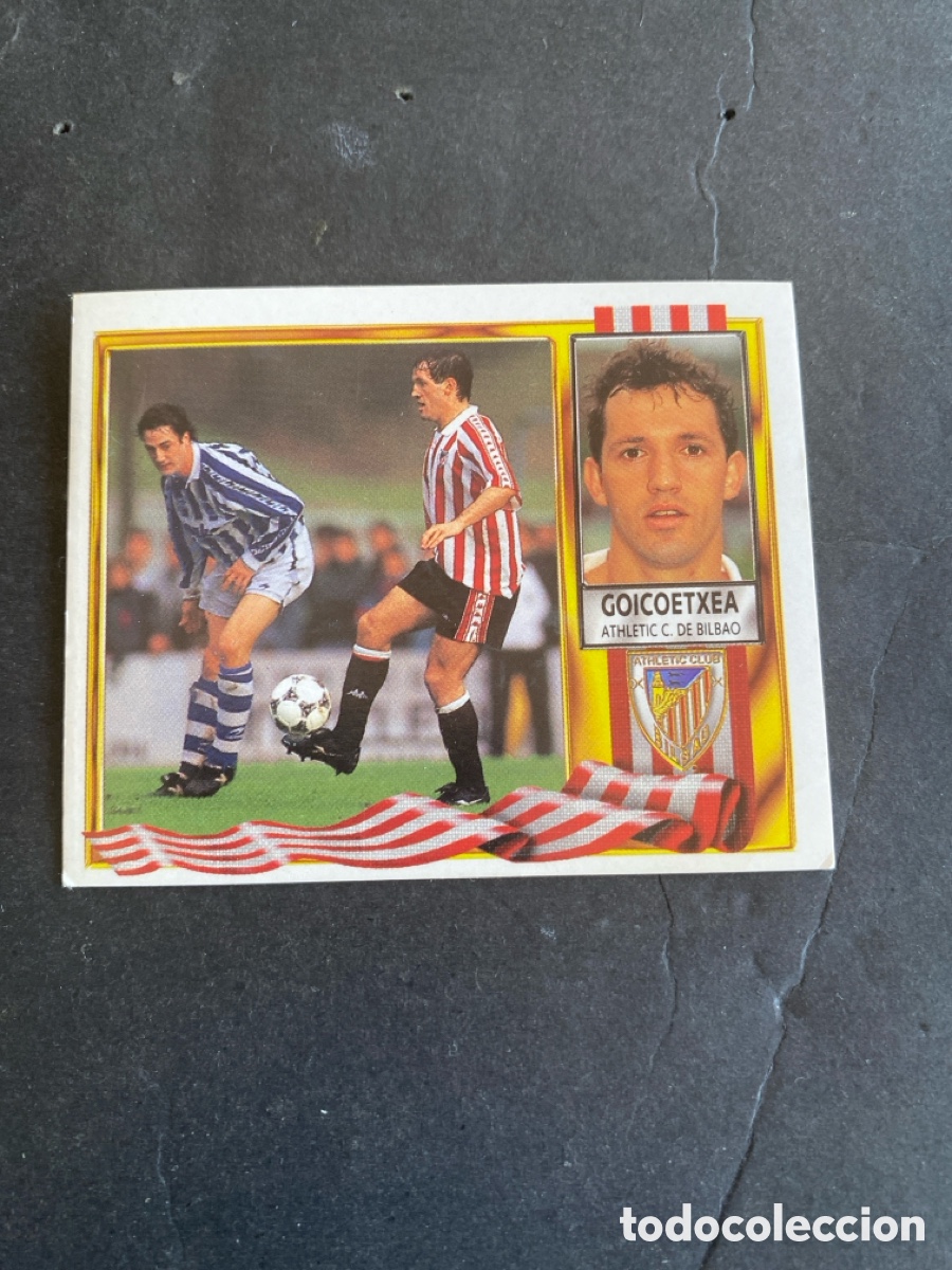 Cromos de f&uacute;tbol: Cromo liga 95/96 Athletic club de Bilbao nunca pegado