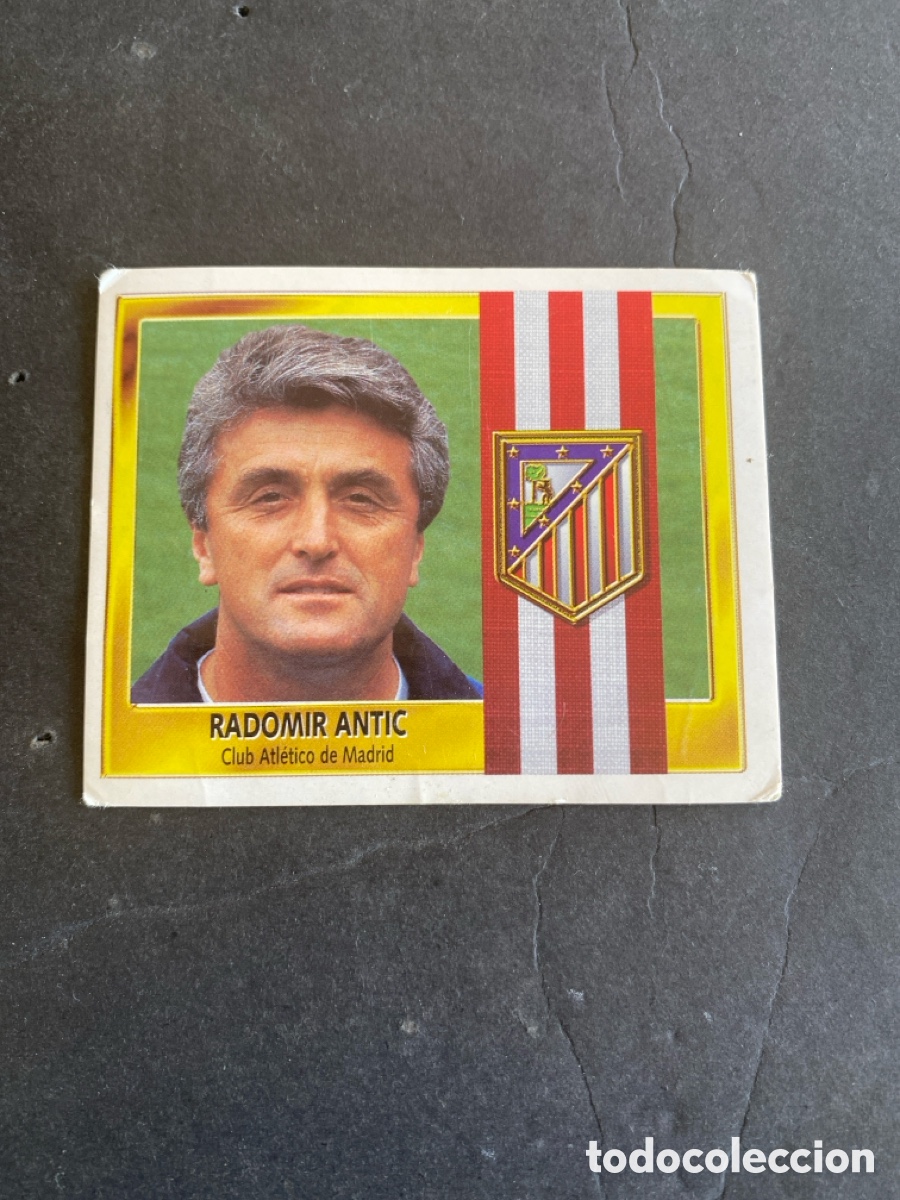 Cromos de f&uacute;tbol: Cromo liga 95/96 C Atl&eacute;tico de Madrid nunca pegado