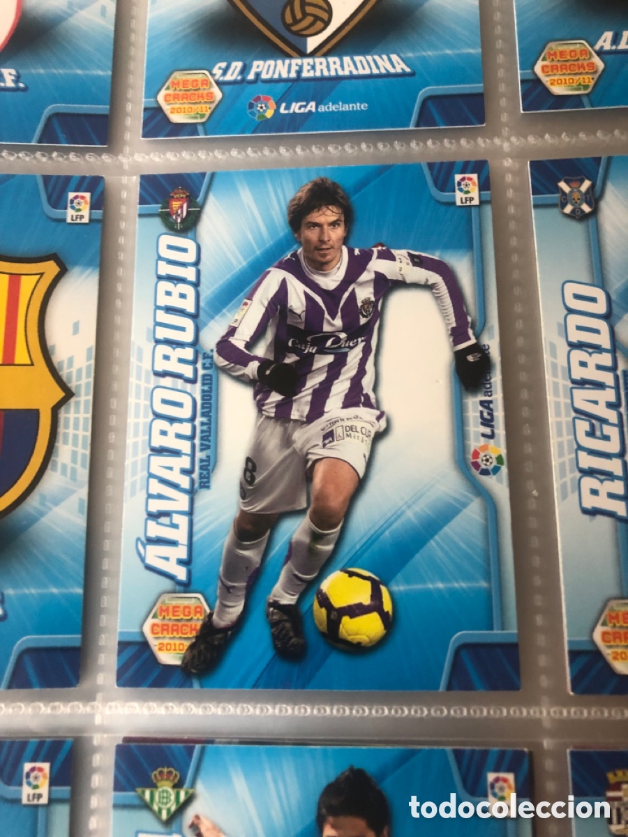 Cromos de f&uacute;tbol: Megacracks 2010 2011 Alvaro rubio 437 Valladolid