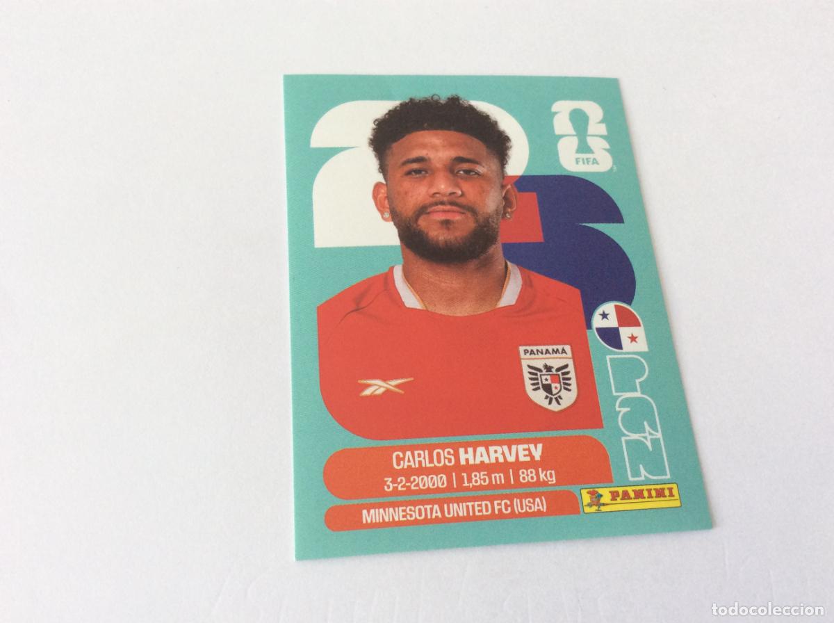 Cromos de f&uacute;tbol: PAN15 PAN 15 Carlos Harvey Panam&aacute; Sticker Cromo FIFA World Cup 2026 26 Panini Mundial
