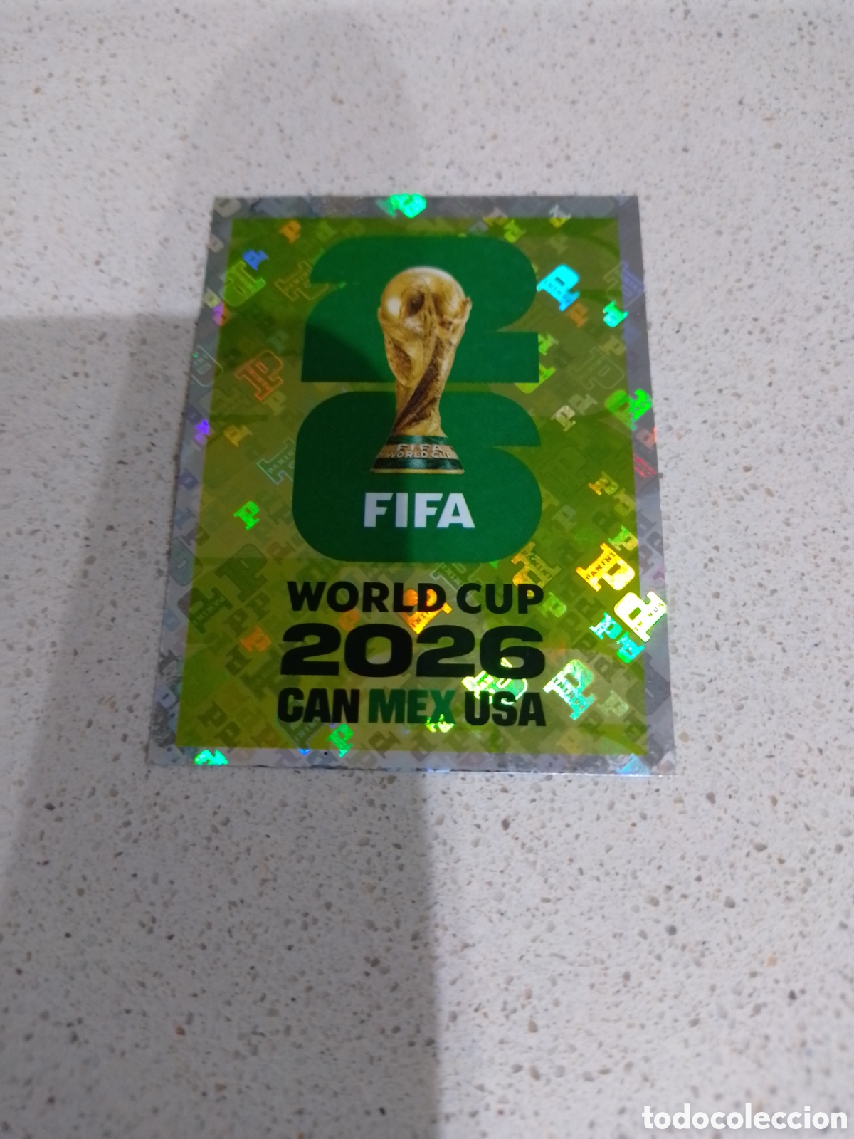 Cromos de f&uacute;tbol: CROMO N&Uacute;MERO FWC 7 LOGO FIFA. MUNDIAL 2026. PANINI.