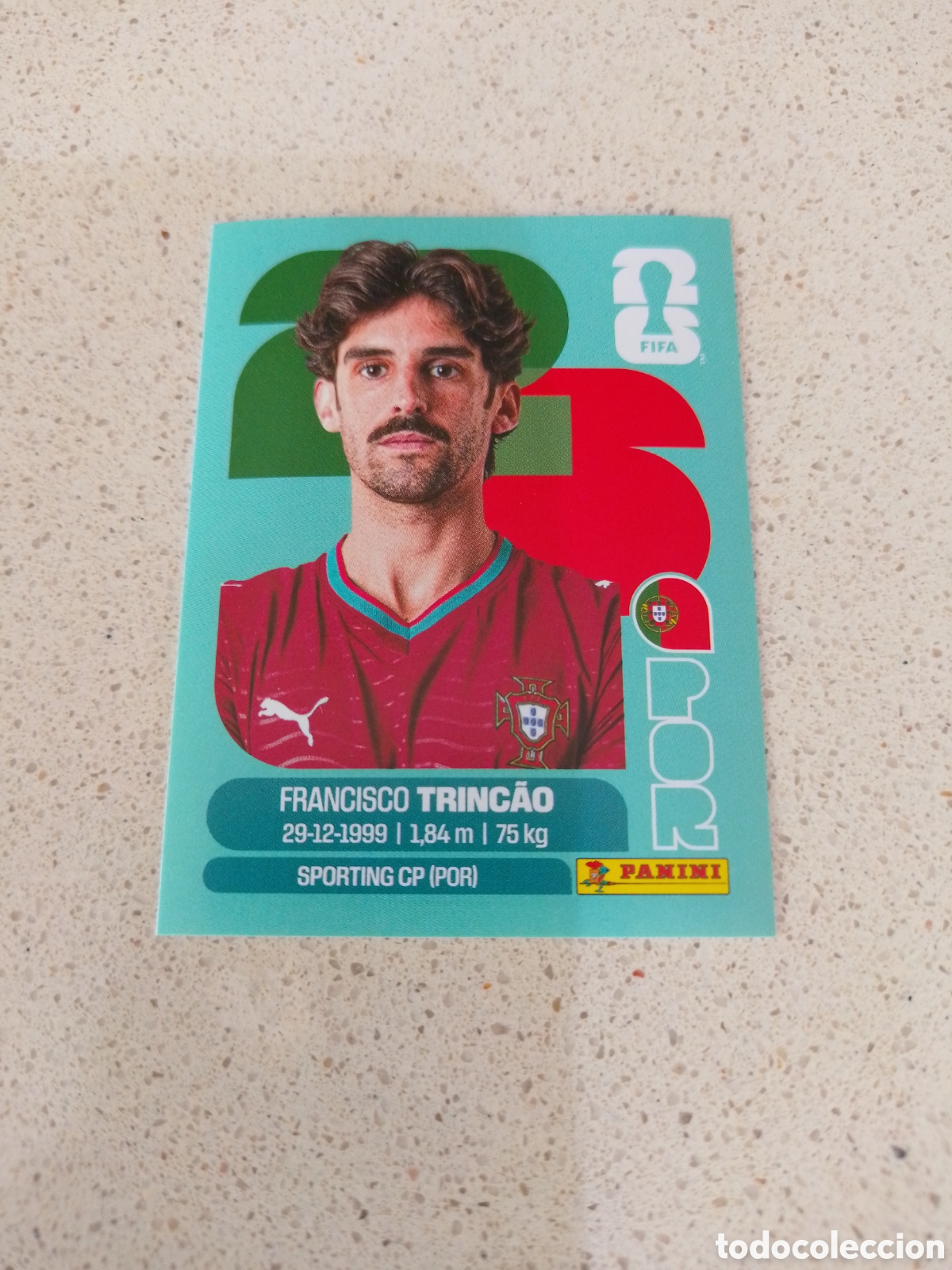Cromos de f&uacute;tbol: CROMO NUMERO 16 TRINCAO PORTUGAL. MUNDIAL 2026. PANINI.