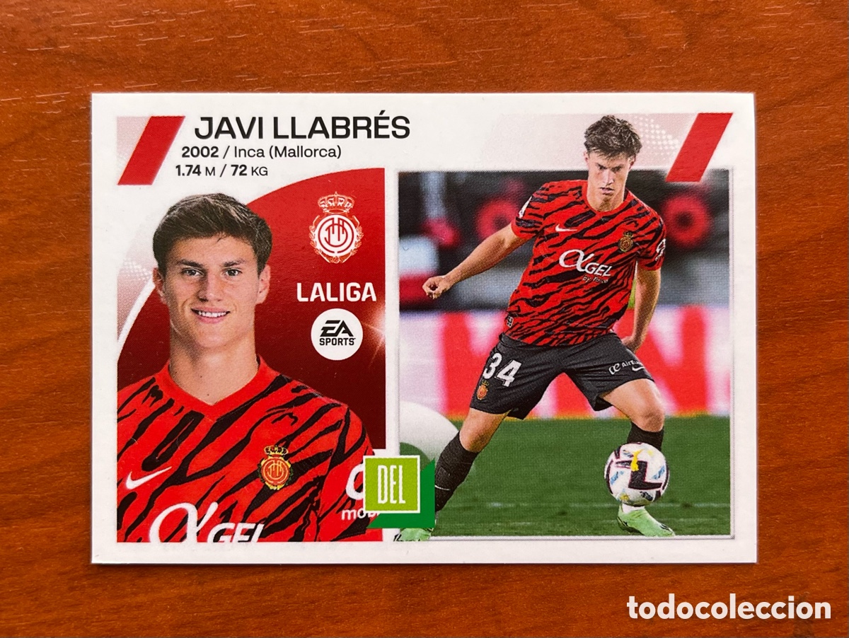 Cromos de f&uacute;tbol: JAVI LLABRES RCD MALLORCA N&ordm;17 LIGA ESTE 23/24 LIGA ESTE 2023 2024 PANINI NUNCA PEGADO