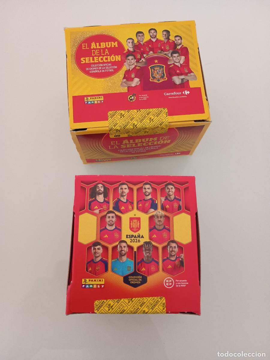 Cromos de f&uacute;tbol: CAJAS CON 120 SOBRES CADA UNA DE LA SELECCI&Oacute;N ESPA&Ntilde;OLA DE F&Uacute;TBOL 2024 Y 2026 LAMINE YAMAL CUCURELLA