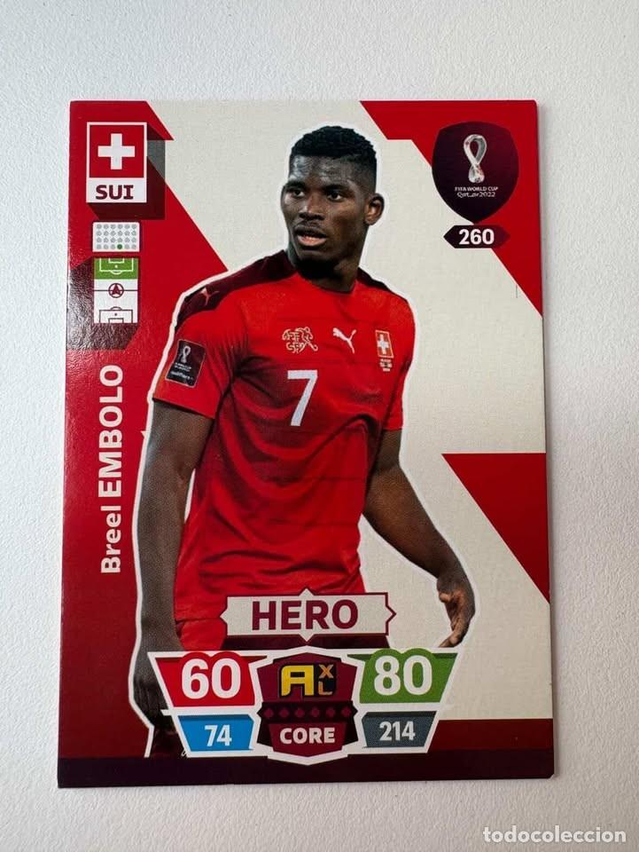 Cromos de f&uacute;tbol: Carta Breel Embolo Suiza Contender 260 Mundial Qatar 2022 Adrenalyn XL