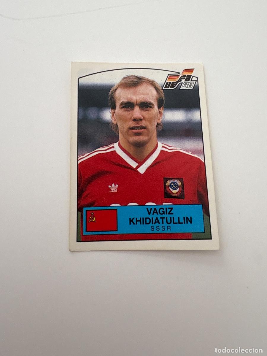 Cromos de f&uacute;tbol: 21. CROMO STICKER SIN PEGAR PANINI EUROCOPA EURO 88 SSRR RUSIA VAGIZ KHIDIATULLIN N 245