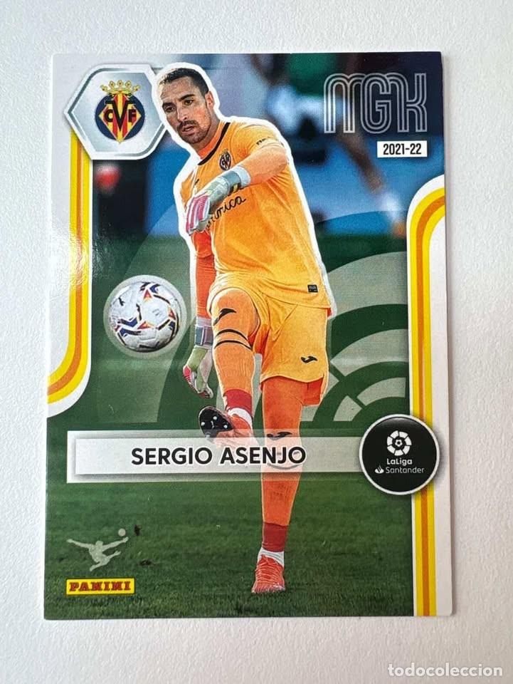 Cromos de f&uacute;tbol: Carta Sergio Asenjo Villareal 344 Megacracks 2021-22