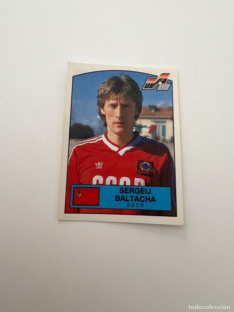 Cromos de f&uacute;tbol: 21. CROMO STICKER SIN PEGAR PANINI EUROCOPA EURO 88 SSRR RUSIA SERGEIJ BALTACHA N 244