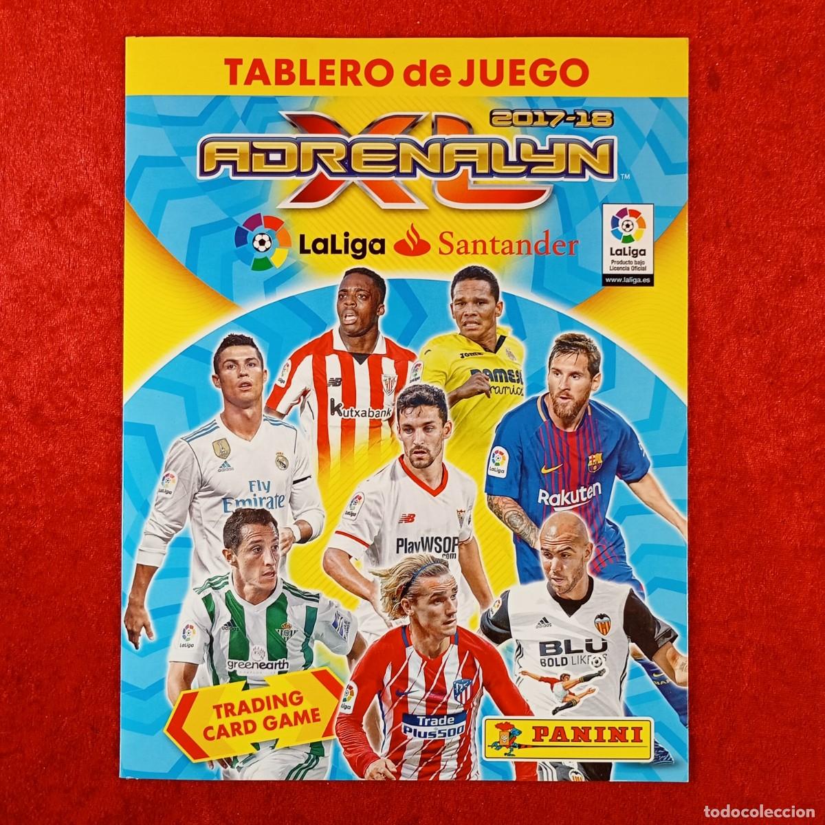 Cromos de f&uacute;tbol: TABLERO DE JUEGO - ADRENALYN XL - LA LIGA 2017-18 - SANTANDER - TRADING CARD GAME - PANINI / 341