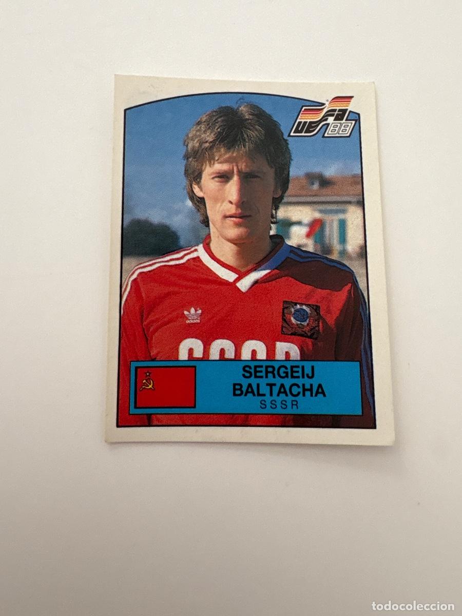 Cromos de f&uacute;tbol: 21. CROMO STICKER SIN PEGAR PANINI EUROCOPA EURO 88 SSRR RUSIA SERGEIJ BALTACHA N 244