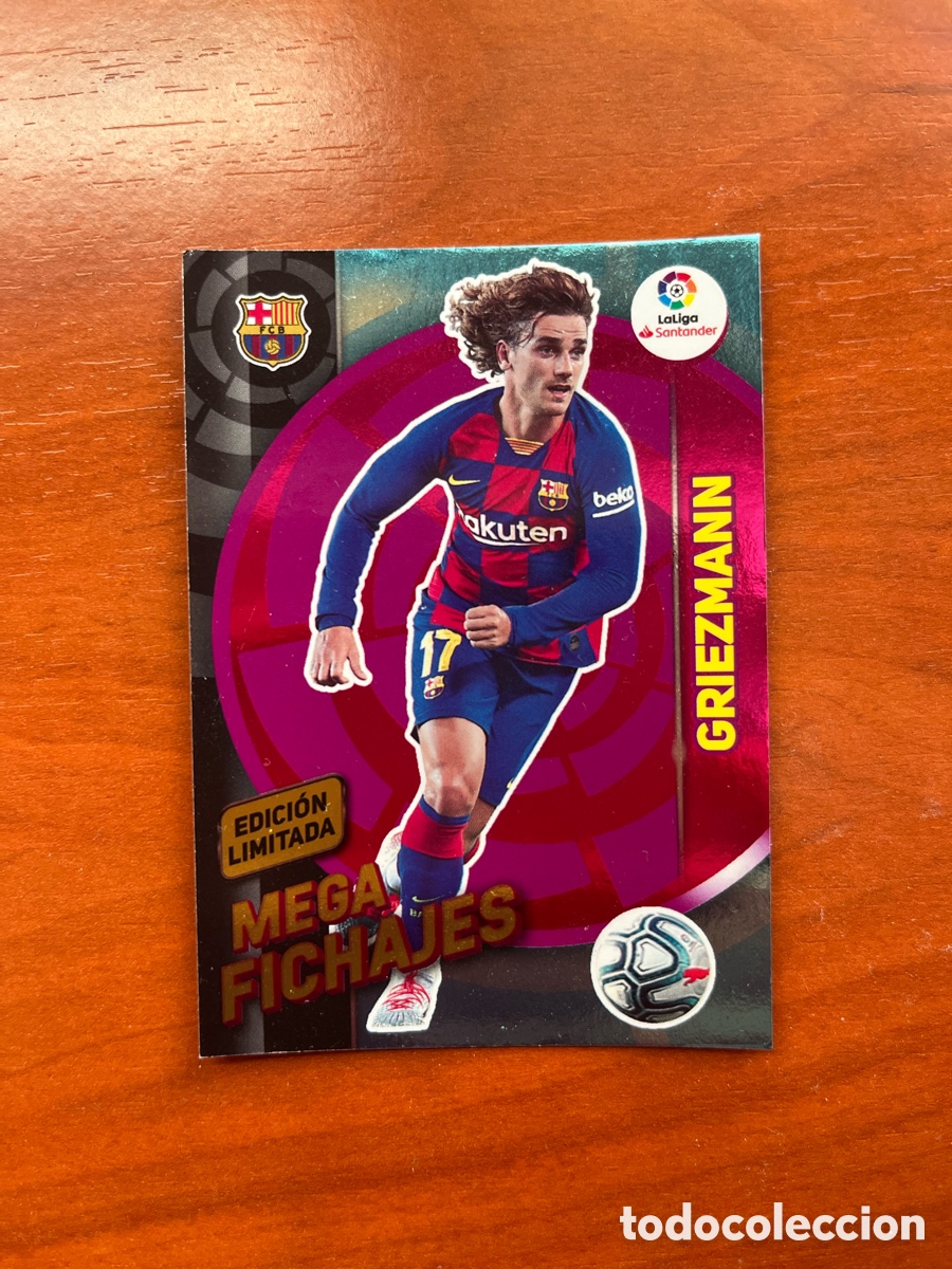Cromos de f&uacute;tbol: PANINI MEGACRACKS 19-20 2019-2020 GRIEZMANN (F.C. BARCELONA) EDICION LIMITADA MEGA FICHAJES