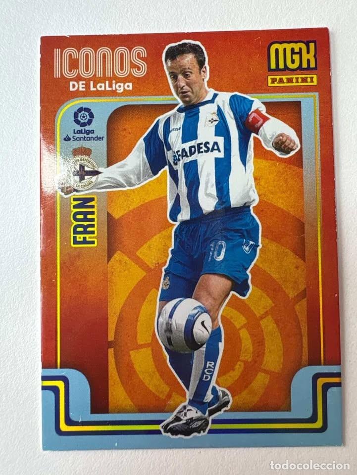 Cromos de f&uacute;tbol: Carta Fran Deportivo de La Coru&ntilde;a Iconos de LaLiga 418 Megacracks 2021-22