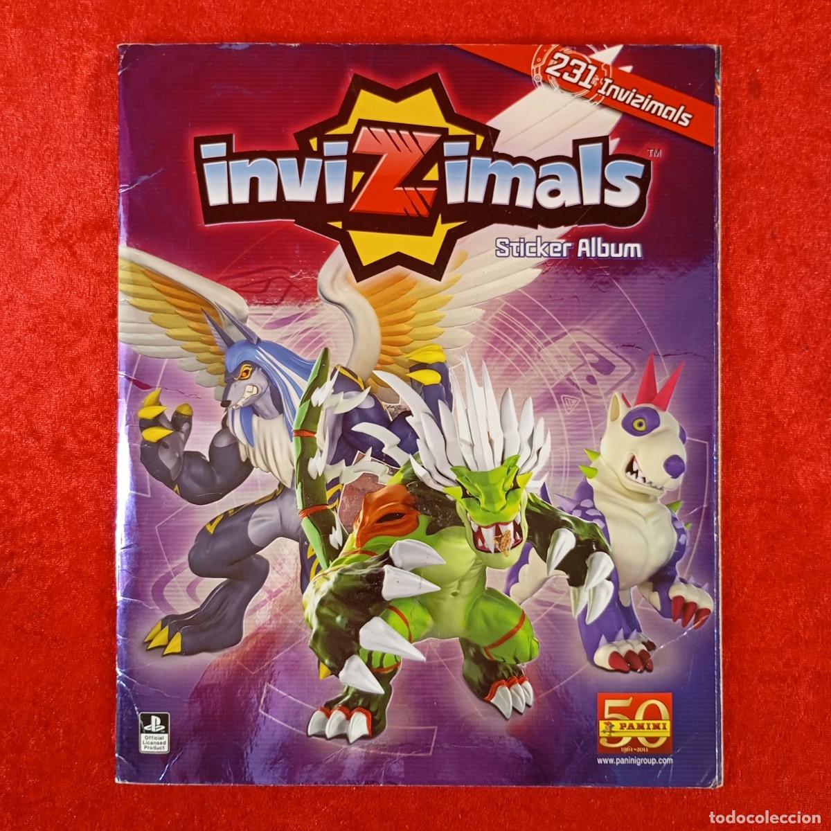 Cromos de f&uacute;tbol: INVIZIMALS - STICKER ALBUM - 231 INVIXIMALS - PANINI - ALBUM DE CROMOS INCOMPLETO / 342