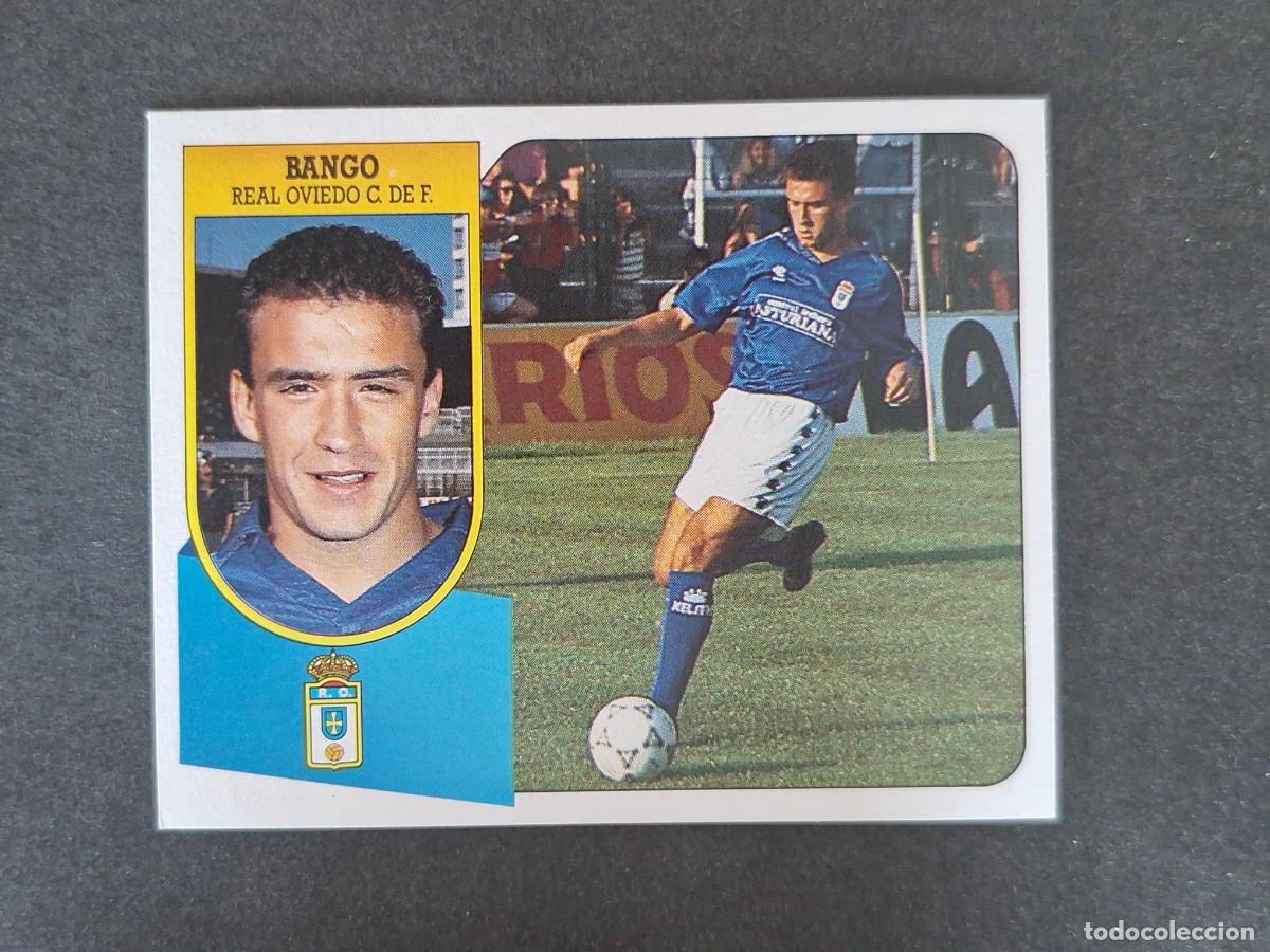 Cromos de f&uacute;tbol: L3 BANGO REAL OVIEDO LIGA ESTE 1991 1992 91 92 CARTON SIN PEGAR NUNCA PEGADO
