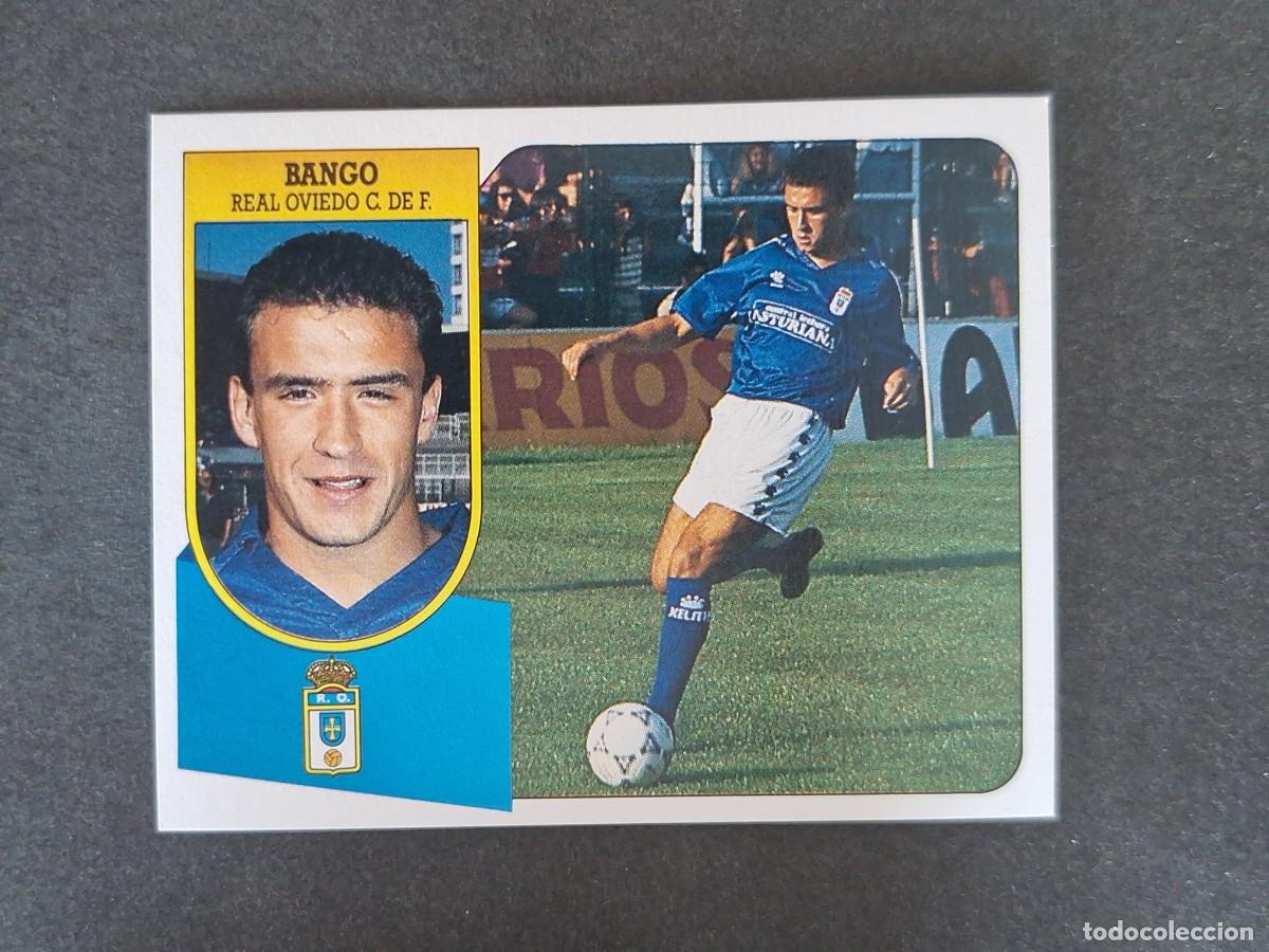 Cromos de f&uacute;tbol: L3 BANGO REAL OVIEDO LIGA ESTE 1991 1992 91 92 CARTON SIN PEGAR NUNCA PEGADO