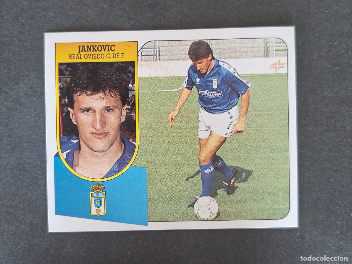 Cartes &agrave; collectionner de Football: L3 JANKOVIC REAL OVIEDO LIGA ESTE 1991 1992 91 92 CARTON SIN PEGAR NUNCA PEGADO