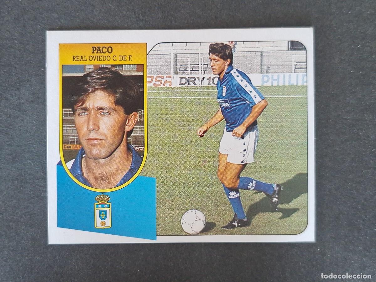 Cartes &agrave; collectionner de Football: L3 PACO REAL OVIEDO LIGA ESTE 1991 1992 91 92 CARTON SIN PEGAR NUNCA PEGADO