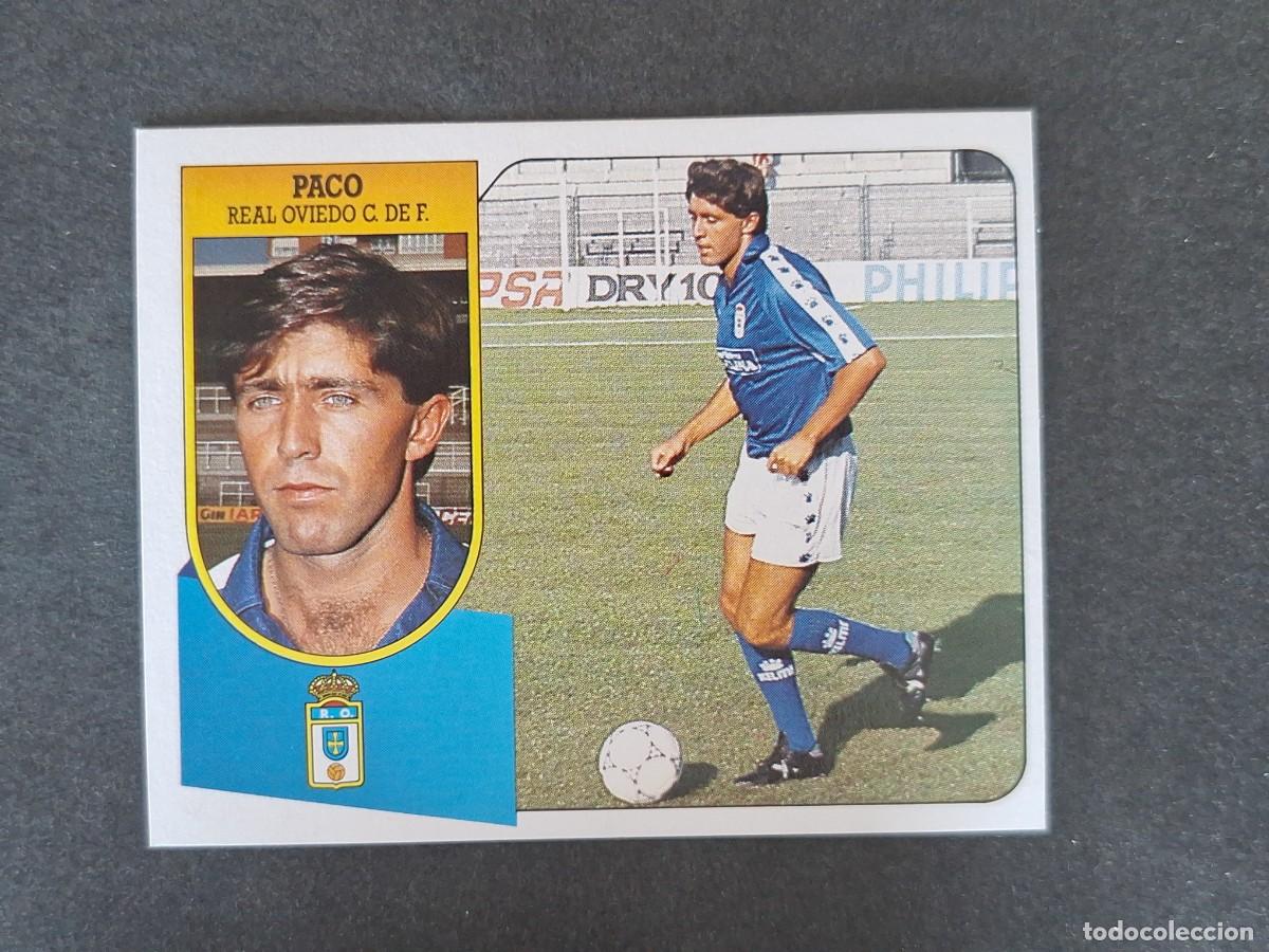 Cartes &agrave; collectionner de Football: L3 PACO REAL OVIEDO LIGA ESTE 1991 1992 91 92 CARTON SIN PEGAR NUNCA PEGADO