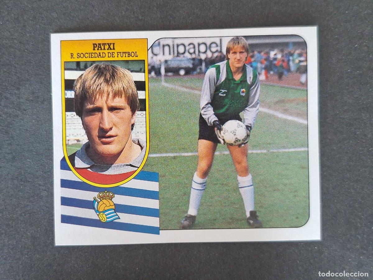 Cromos de f&uacute;tbol: L3 PATXI REAL SOCIEDAD LIGA ESTE 1991 1992 91 92 CARTON SIN PEGAR NUNCA PEGADO