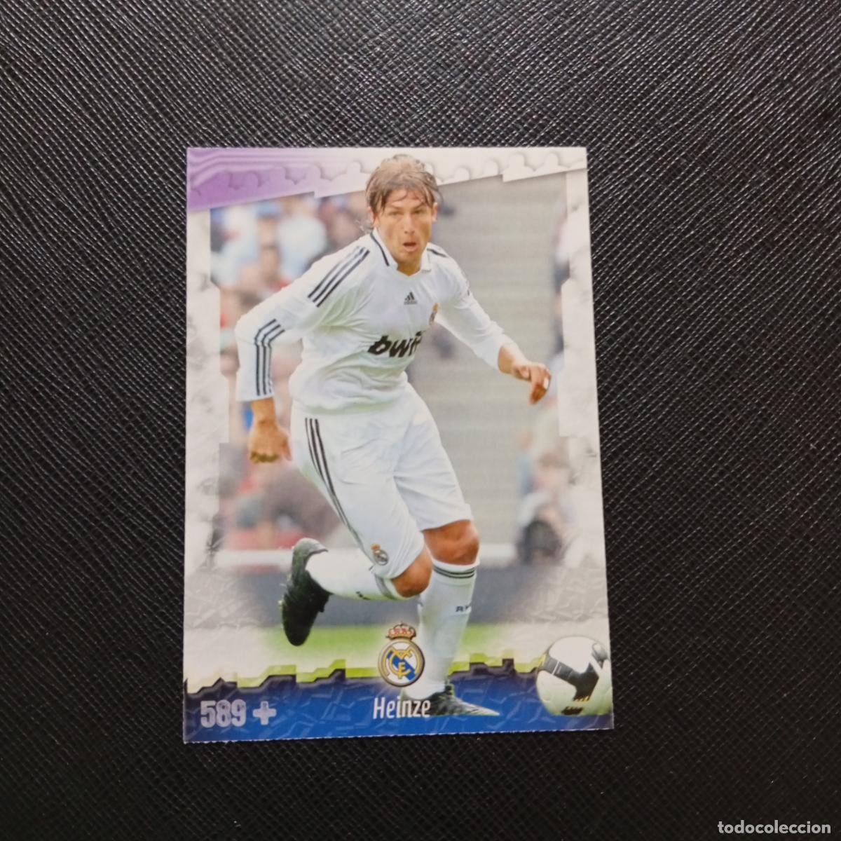 Cromos de f&uacute;tbol: 589 HEINZE REAL MADRID MUNDICROMO QUIZ GAME 2008 2009 FUTBOL 08 09 - A212 PG3 FICHAJE