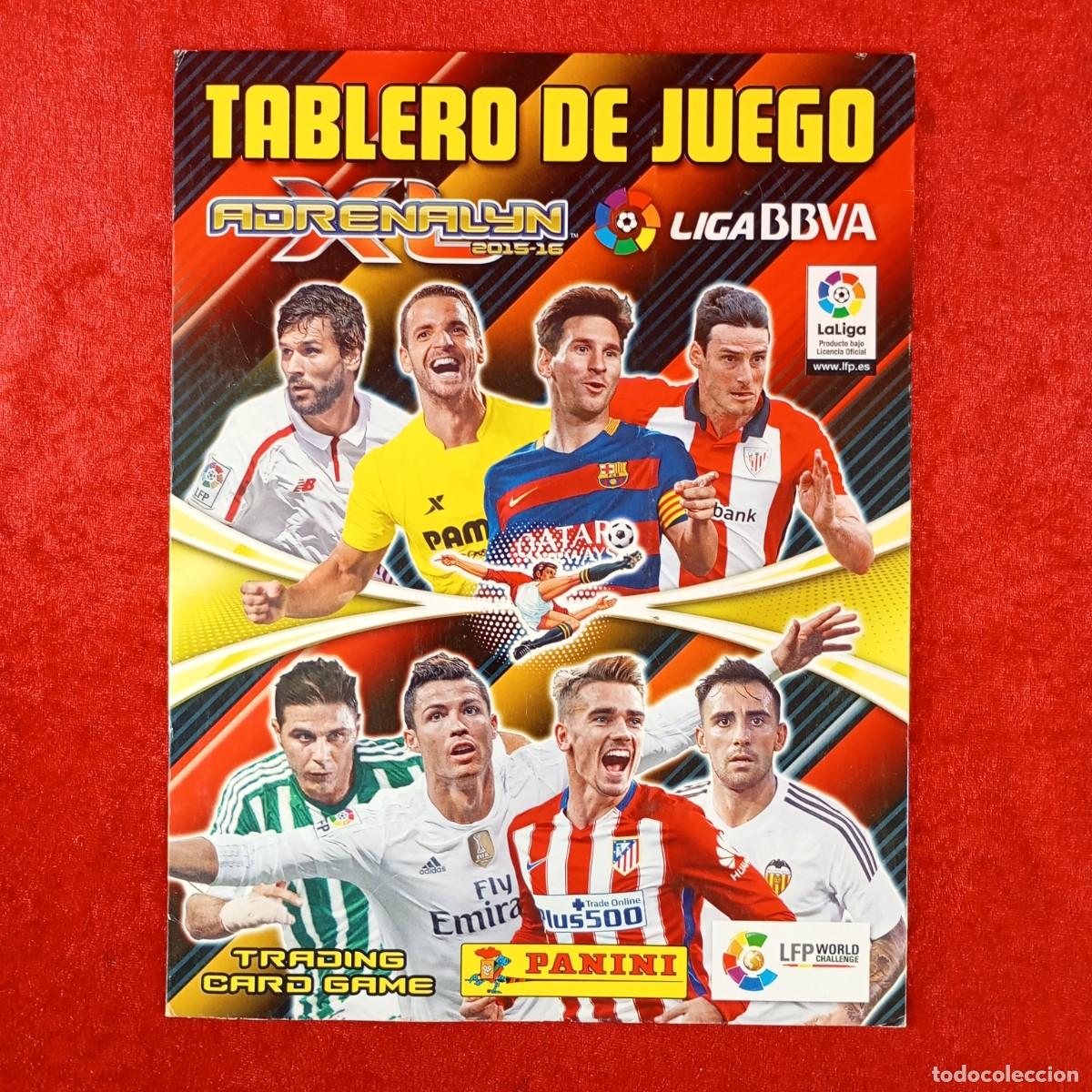 Cromos de f&uacute;tbol: TABLERO DE JUEGO - ADRENALYN XL - LA LIGA 2015-16 - BBVA - TRADING CARD GAME - PANINI / 350