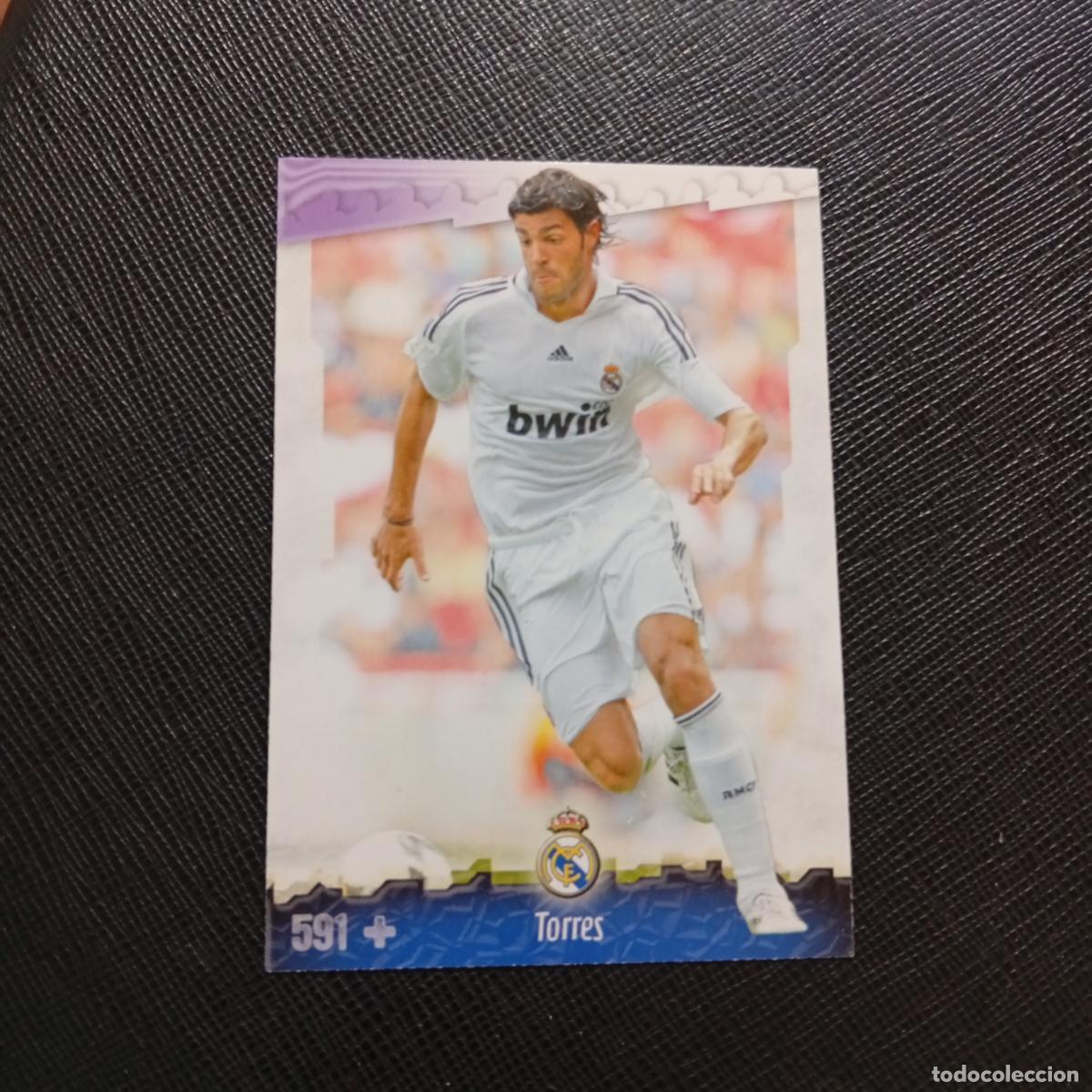 Cromos de f&uacute;tbol: 591 TORRES REAL MADRID MUNDICROMO QUIZ GAME 2008 2009 FUTBOL 08 09 - A212 PG3 FICHAJE